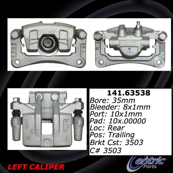 2017, 2016, 2015, 2014, 2013, 2012, 2011, 2010, 2009 Jeep Compass Disc Brake Caliper