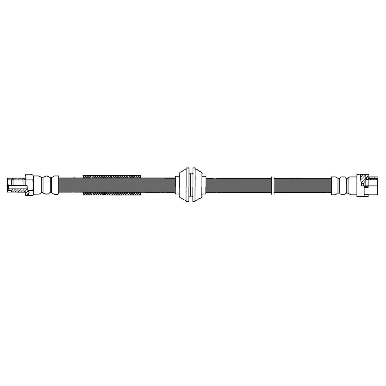 2007, 2006, 2005, 2004, 2003 Mini Cooper Brake Hydraulic Hose