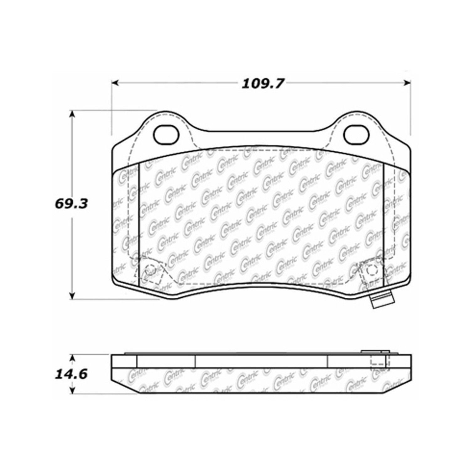 2021, 2020, 2019, 2018, 2017, 2016, 2015, 2014, 2013, 2012 Tesla S Disc Brake Pad Set
