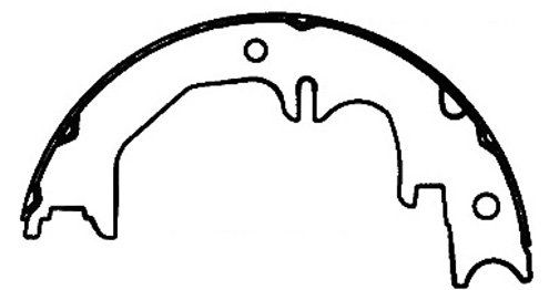 2009, 2008, 2007, 2006, 2005, 2004, 2003 Lexus GX470 Parking Brake Shoe