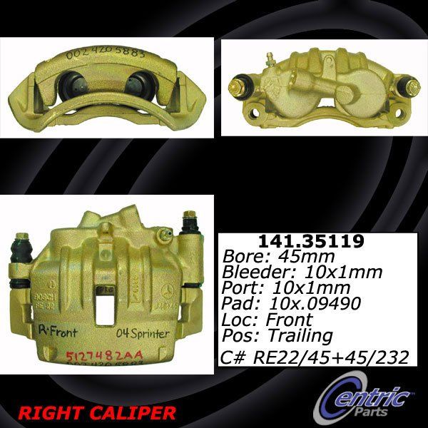 2006, 2005, 2004, 2003, 2002 Freightliner Sprinter 2500 2500 Disc Brake Caliper