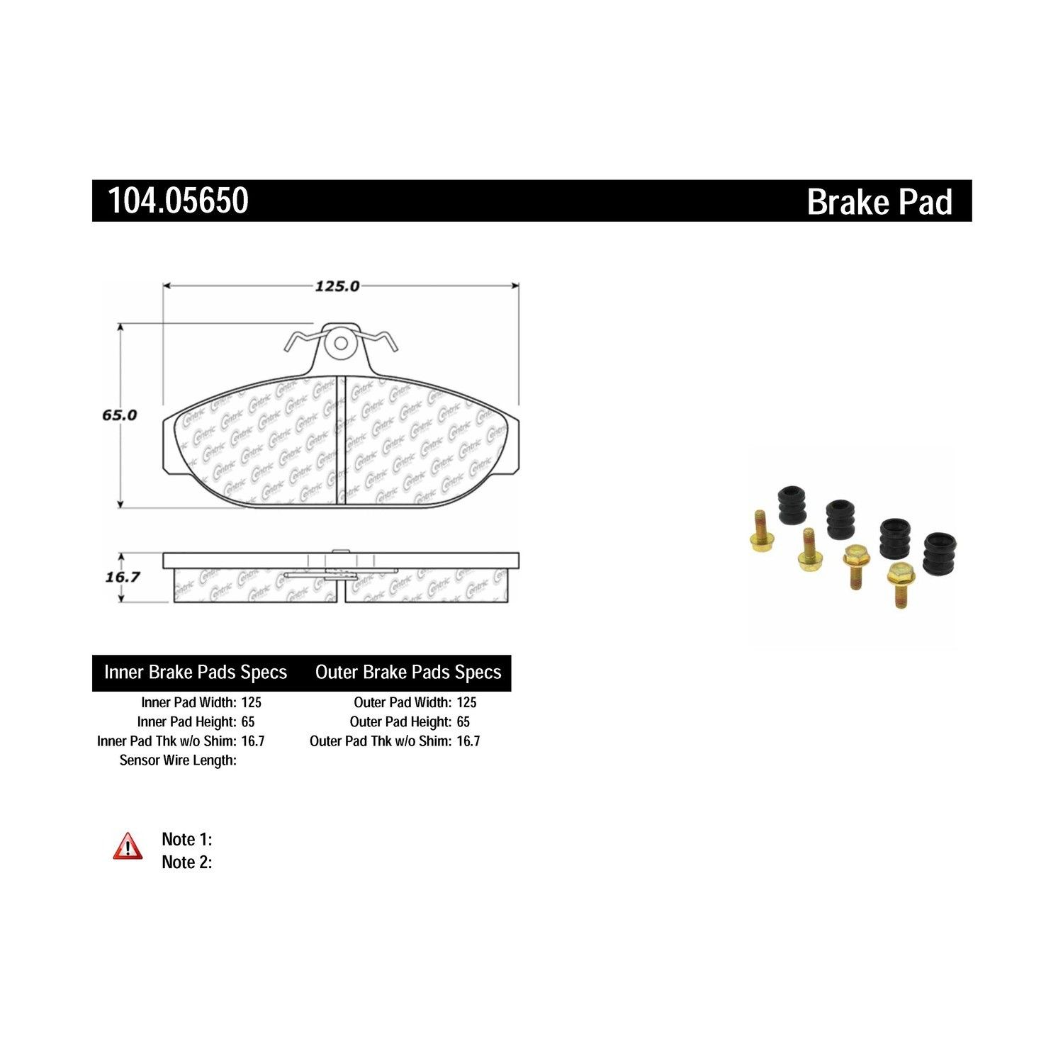 1991, 1990, 1989, 1988, 1987, 1986, 1985 Volvo 740 Disc Brake Pad Set