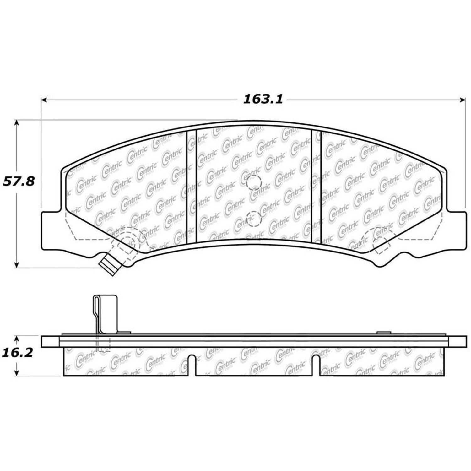 2009, 2008 Buick Allure Disc Brake Pad Set