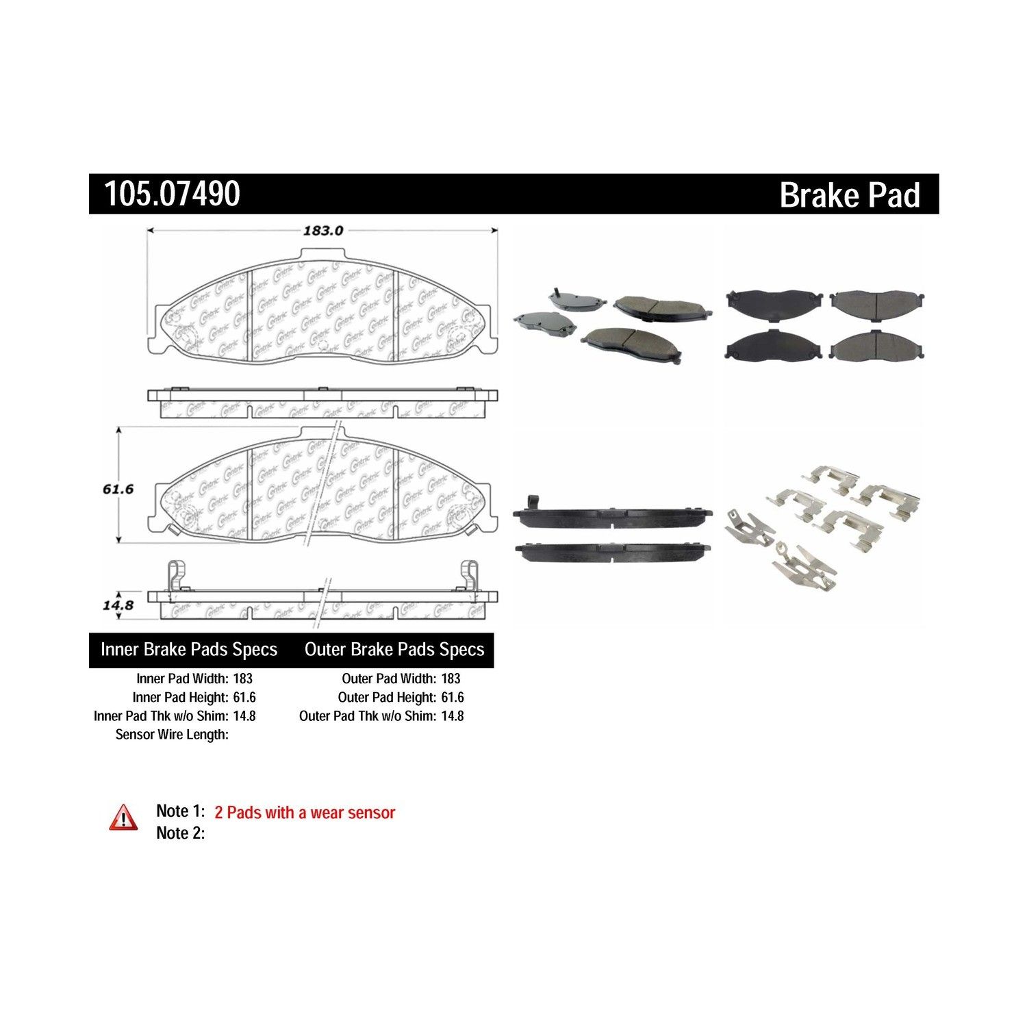 Disc Brake Pad Set