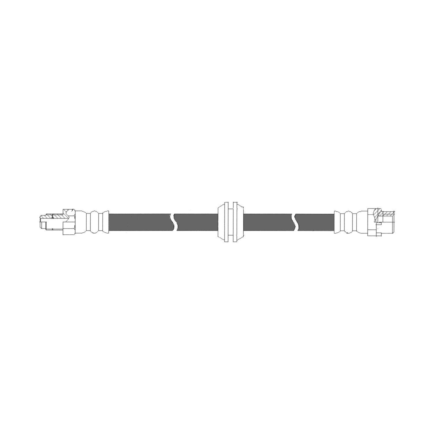 2016, 2015, 2014, 2013, 2012, 2011, 2010, 2009, 2008, 2007 Mini Cooper Brake Hydraulic Hose