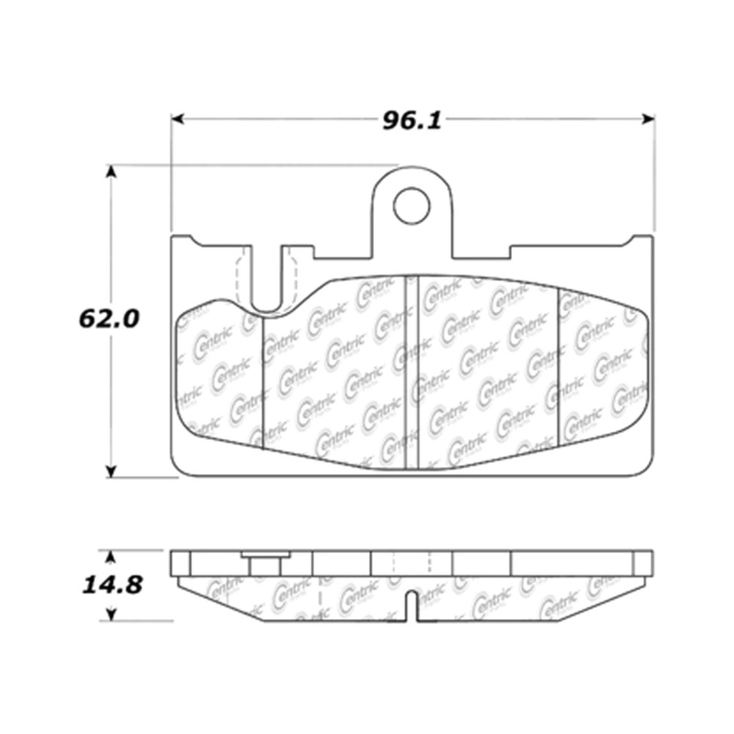 2006, 2005, 2004, 2003, 2002, 2001 Lexus LS430 Disc Brake Pad Set