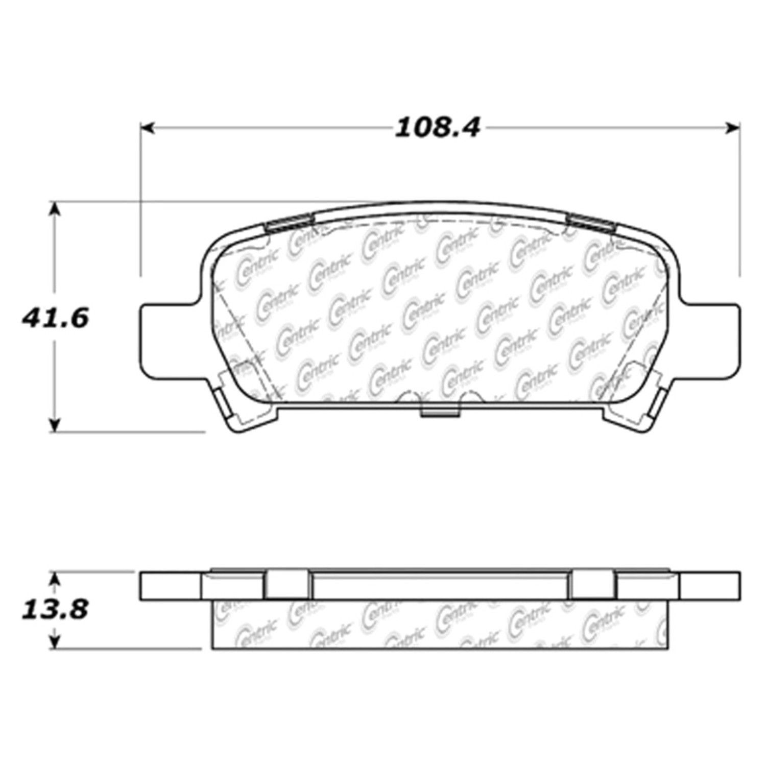 2004, 2003, 2002, 2001, 2000 Subaru Outback Disc Brake Pad Set