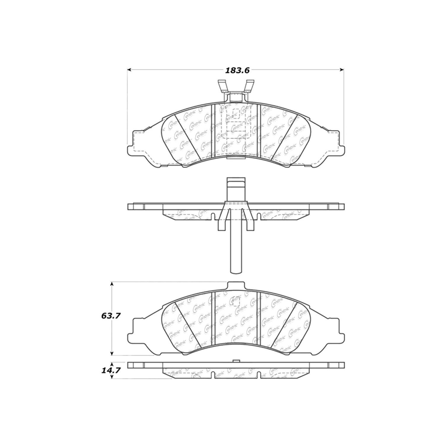 2004 Pontiac GTO Disc Brake Pad Set