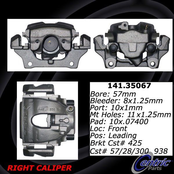 2008, 2007, 2006, 2005, 2004 Chrysler Crossfire 2004-2008 Mercedes-Benz CLK320 Disc Brake Caliper