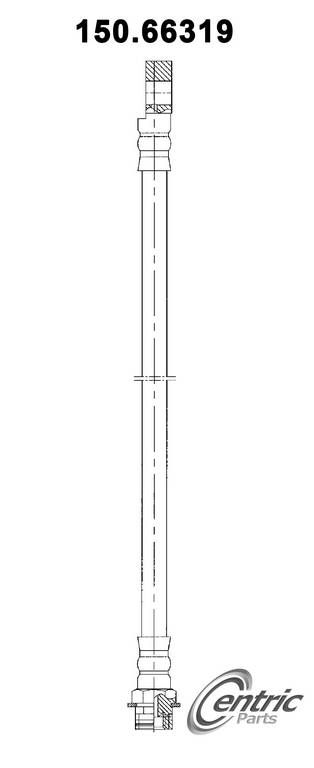 2004, 2003, 2002, 2001, 2000, 1999, 1998 GMC Jimmy Brake Hydraulic Hose