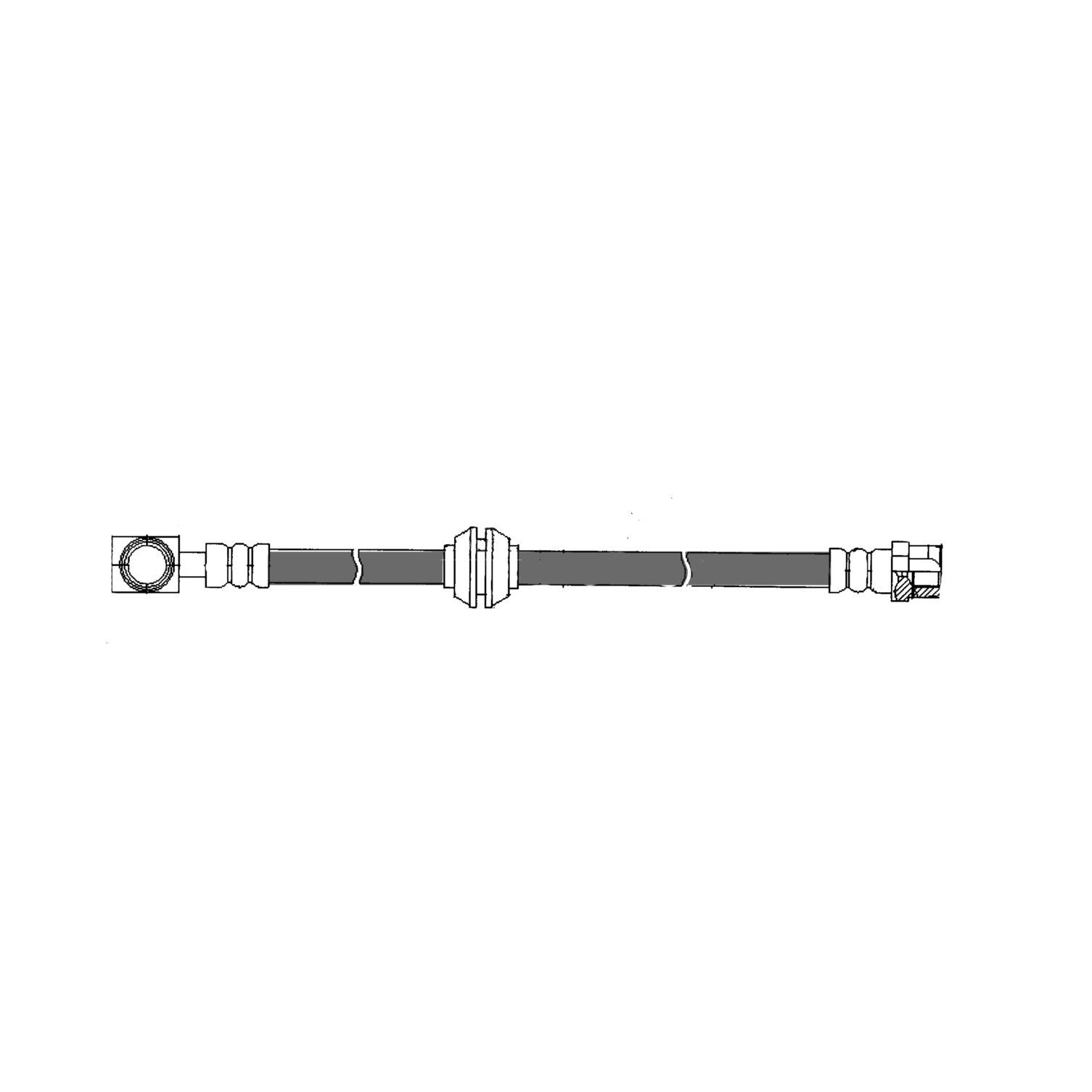 2003, 2002 Mini Cooper Brake Hydraulic Hose