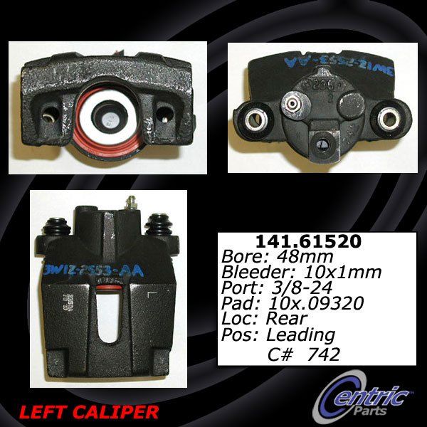 2011, 2010, 2009, 2008, 2007, 2006, 2005, 2004, 2003 Lincoln Town Car Victoria Disc Brake Caliper