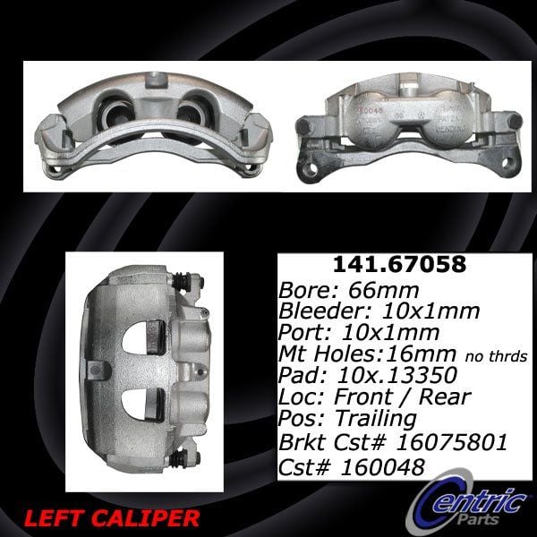 2022, 2021, 2020, 2019, 2018, 2017, 2016, 2015, 2014, 2013, 2012, 2011 Ram 5500 4500 Disc Brake Caliper