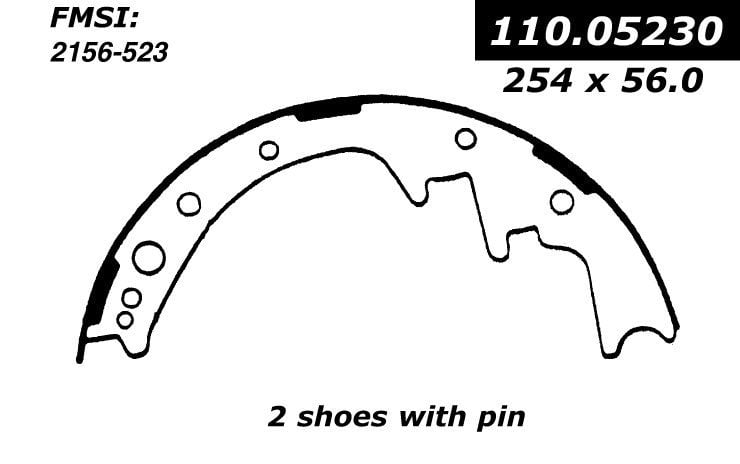 1985, 1984 Toyota 4Runner Drum Brake Shoe