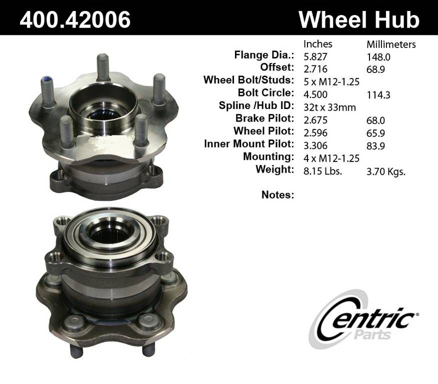 Infiniti FX35 Wheel Bearing and Hub Assembly Replacement (Beck Arnley