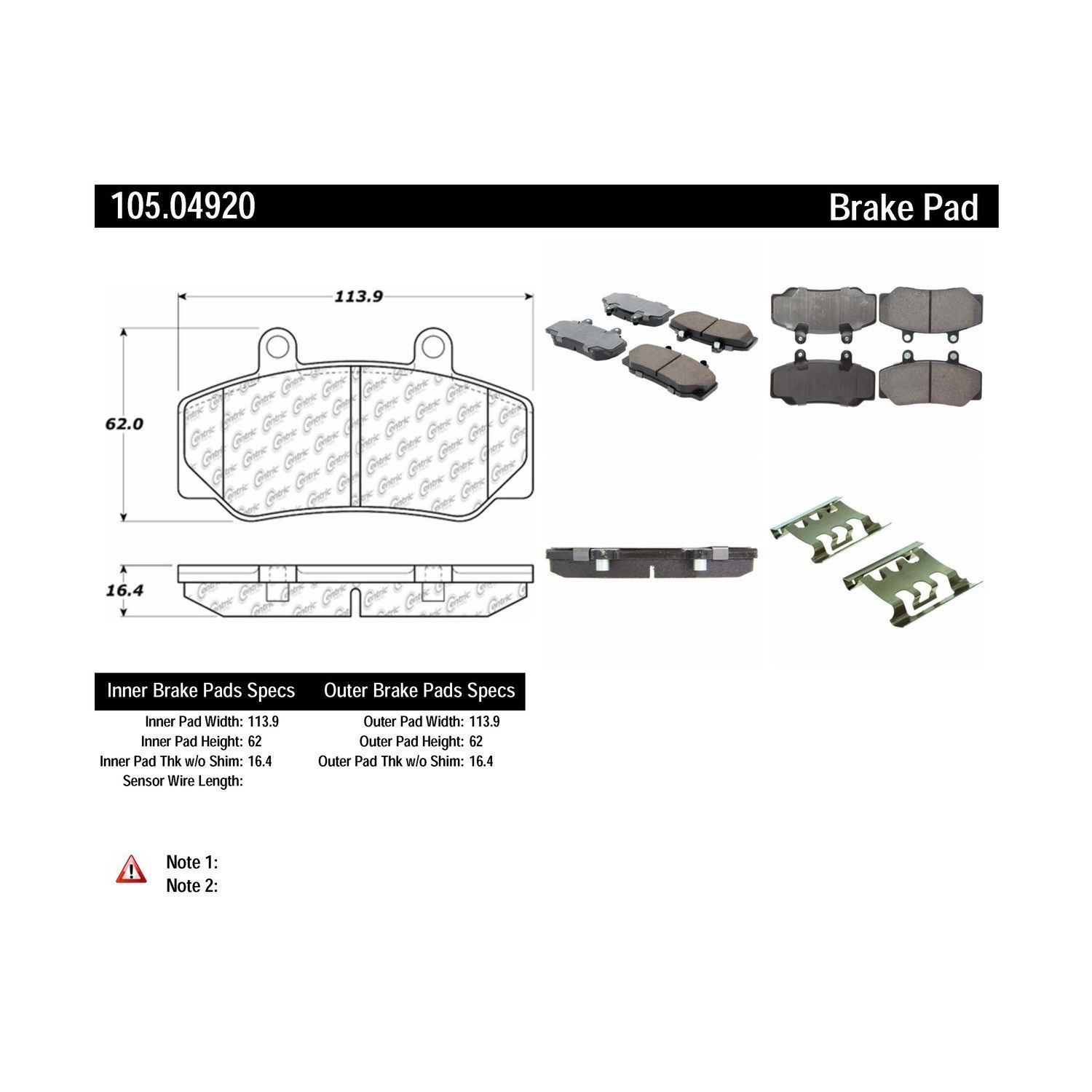 1991, 1990, 1989, 1988, 1987, 1986, 1985 Volvo 740 Disc Brake Pad Set