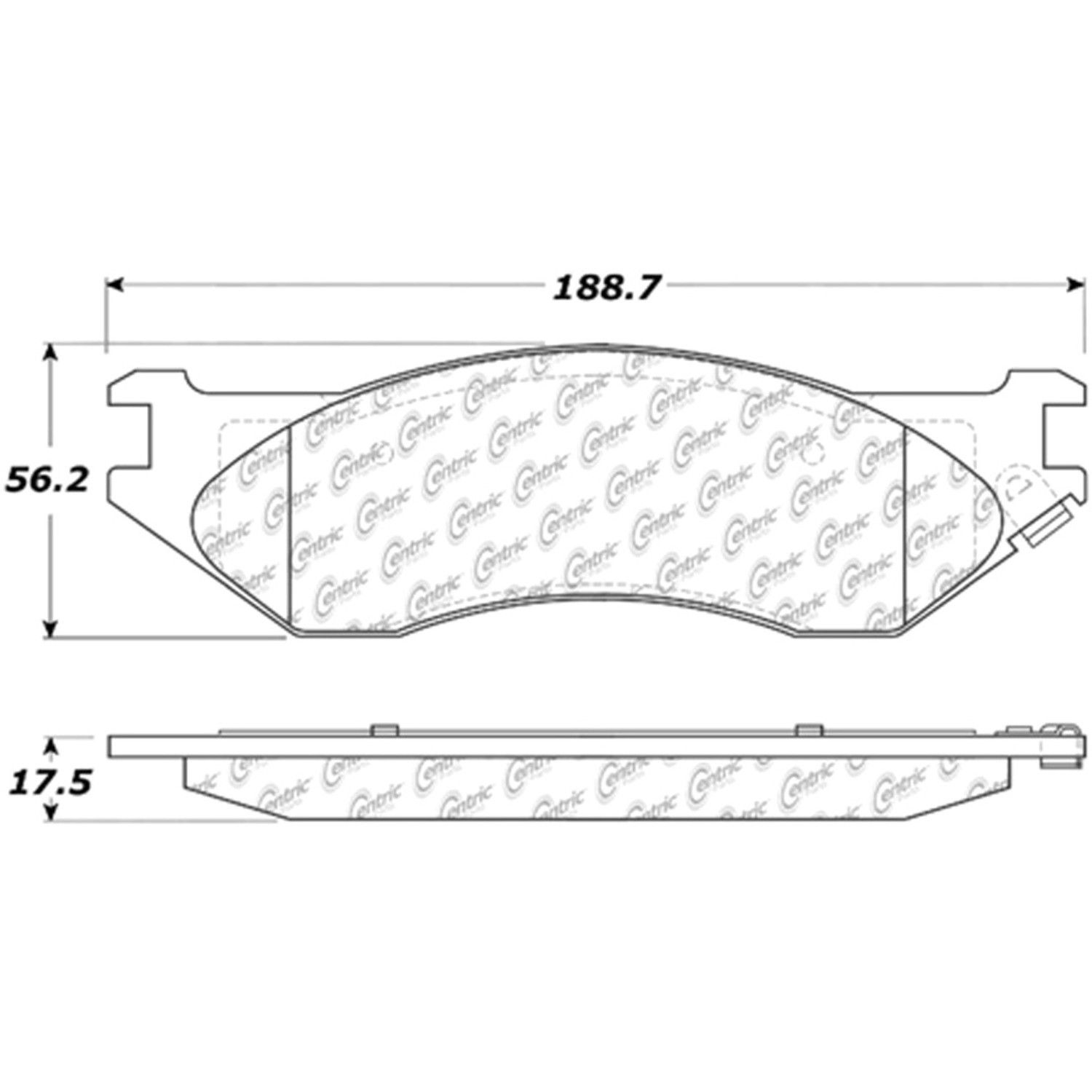 2006, 2005, 2004 Dodge Durango Disc Brake Pad Set