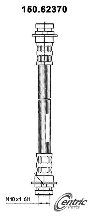 2003, 2002, 2001, 2000, 1999, 1998, 1997 Buick Century Brake Hydraulic Hose