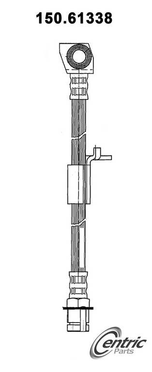 1995, 1994, 1993, 1992, 1991, 1990, 1989 Ford Taurus Brake Hydraulic Hose