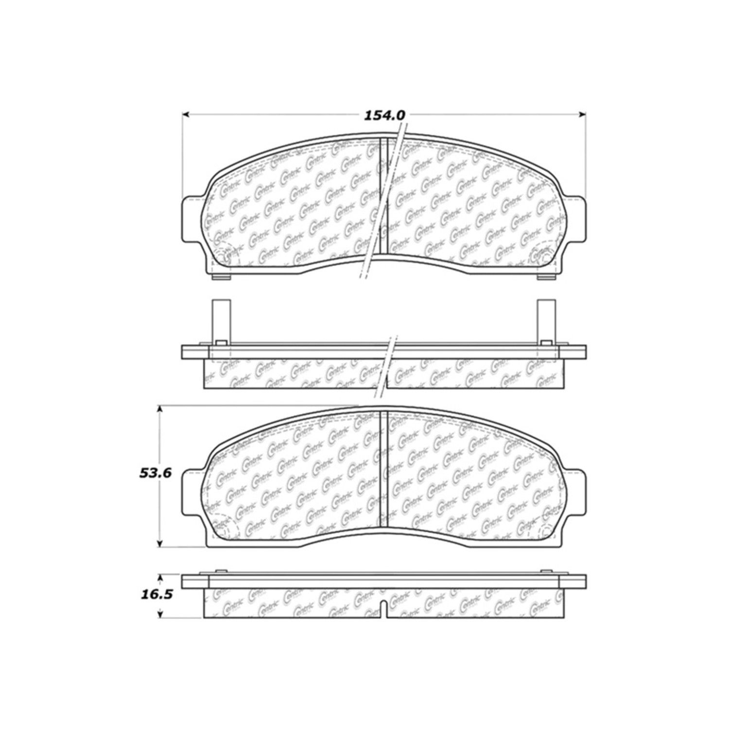 2006, 2005 Chevrolet Equinox Disc Brake Pad Set