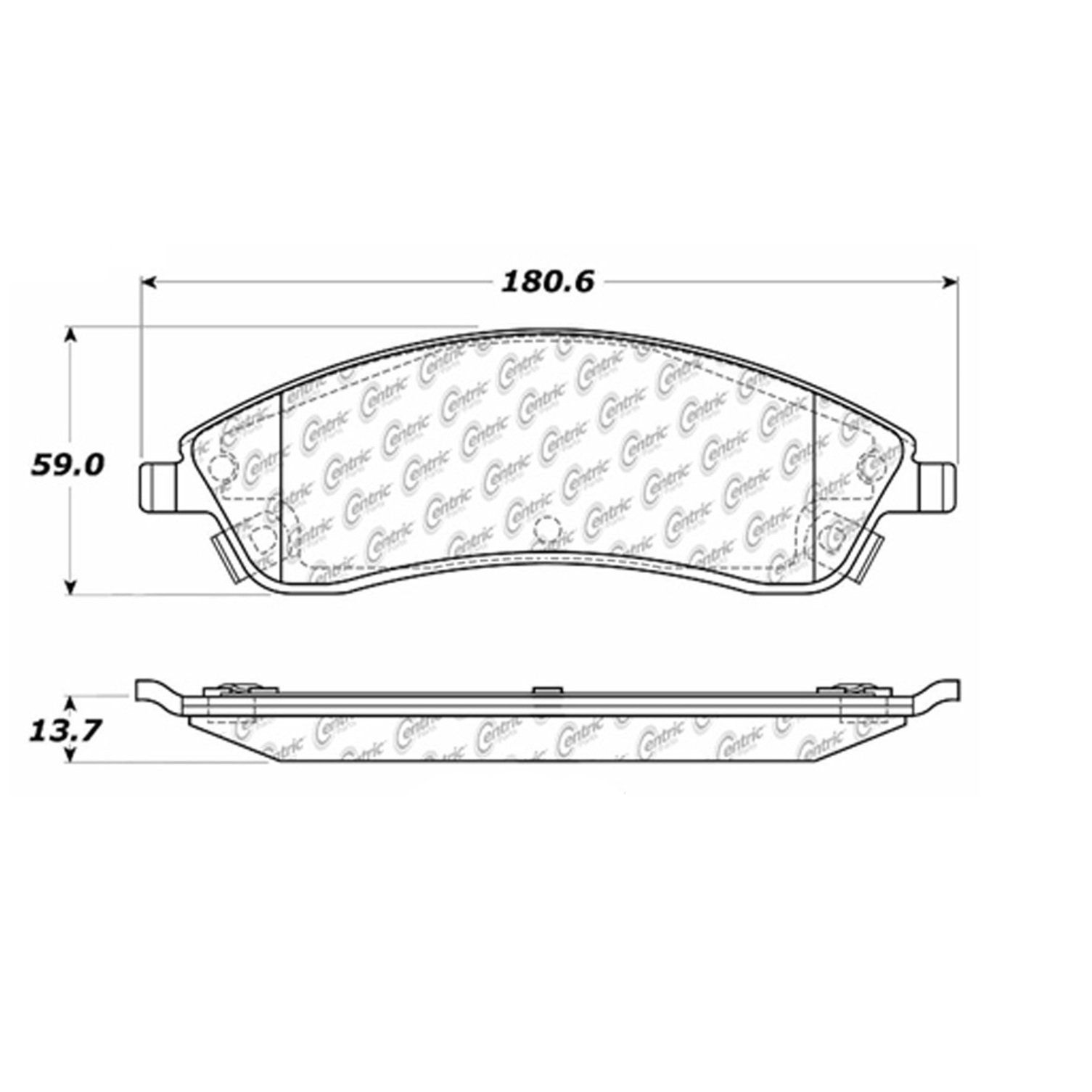 2008, 2007, 2006, 2005 Cadillac STS Disc Brake Pad Set