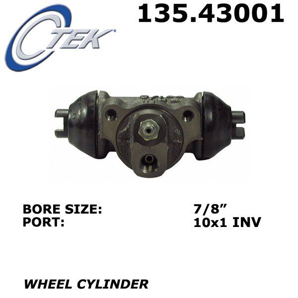 2004, 2003, 2002, 2001, 2000, 1999, 1998, 1997, 1996, 1995, 1994, 1993, 1992, 1991 Isuzu Rodeo Drum Brake Wheel Cylinder