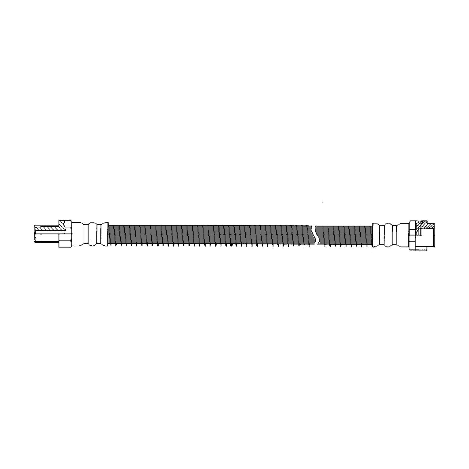 2014, 2013, 2012, 2011, 2010, 2009, 2008, 2007 Mercedes-Benz CL600 2007-2014 Mercedes-Benz CL65 AMG Brake Hydraulic Hose