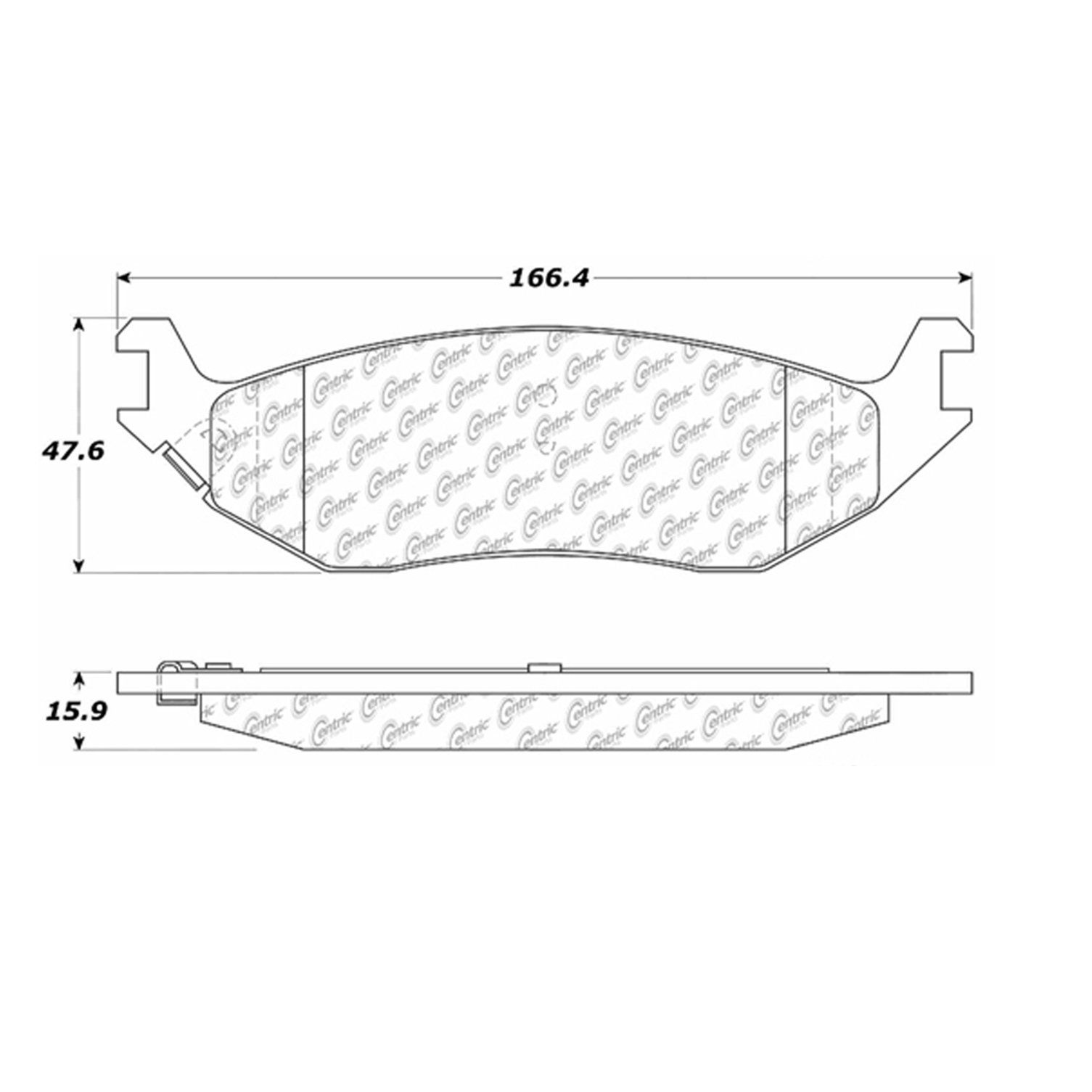 2009, 2008, 2007, 2006, 2005, 2004, 2003 Dodge Durango Disc Brake Pad Set