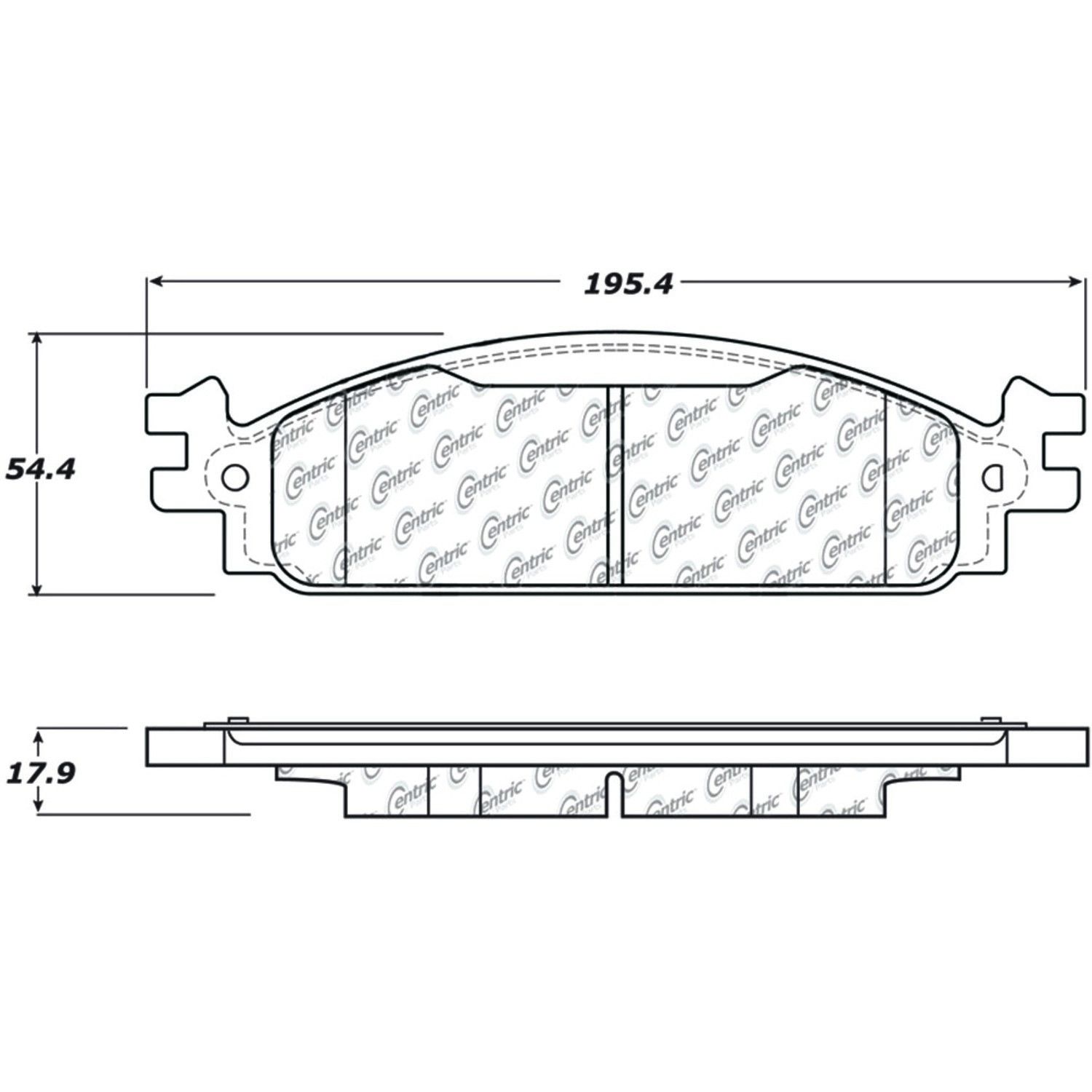 2010, 2009 Ford Flex Disc Brake Pad Set