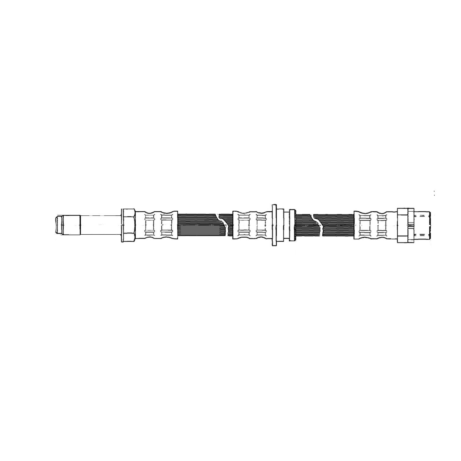 2006, 2005, 2004, 2003, 2002, 2001 BMW M3 Brake Hydraulic Hose
