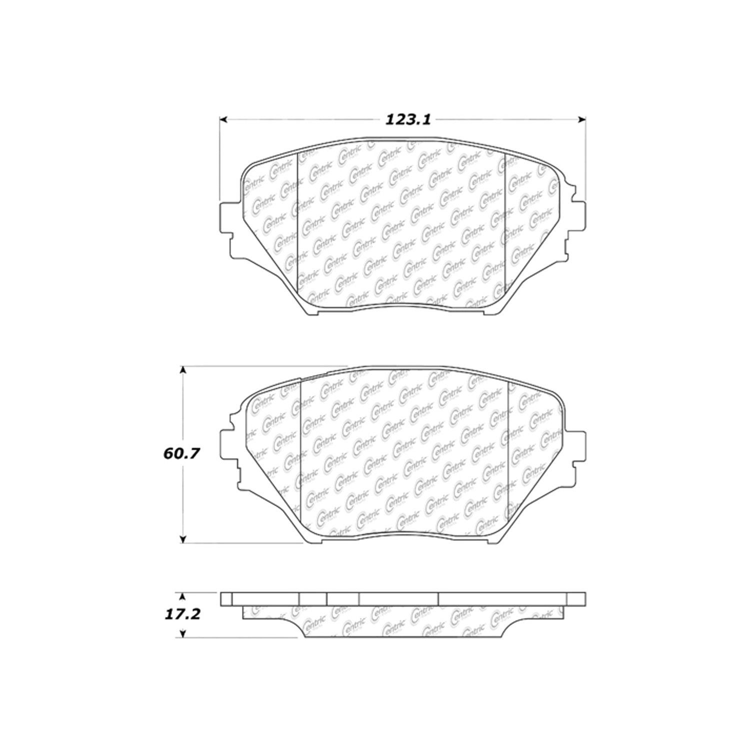 2005, 2004, 2003, 2002, 2001 Toyota RAV4 Disc Brake Pad Set