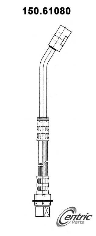 2004, 2003, 2002, 2001, 2000, 1999 Ford Mustang Brake Hydraulic Hose