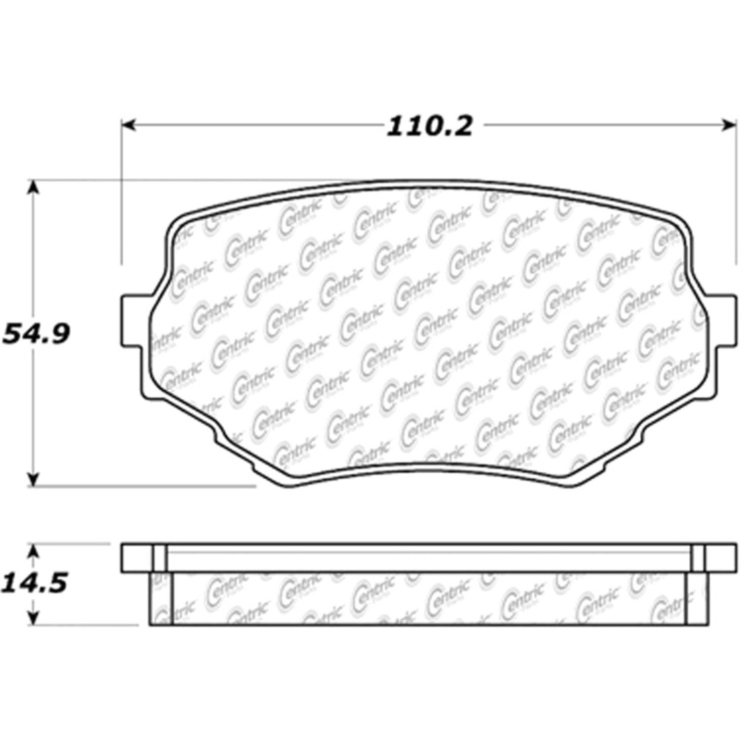 2008, 2007, 2006, 2005 Chevrolet Tracker Disc Brake Pad Set