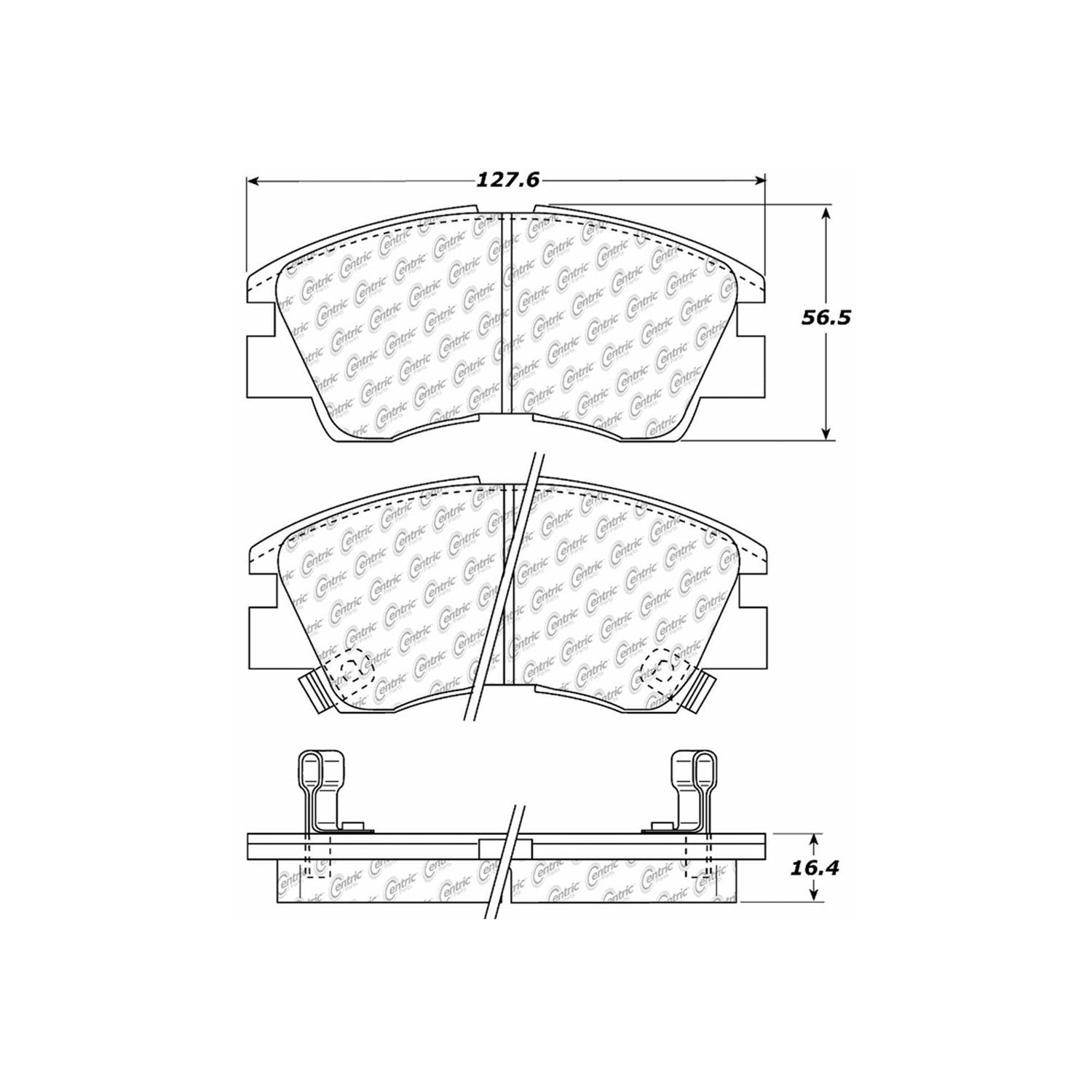1989, 1988, 1987 Dodge Raider Disc Brake Pad Set
