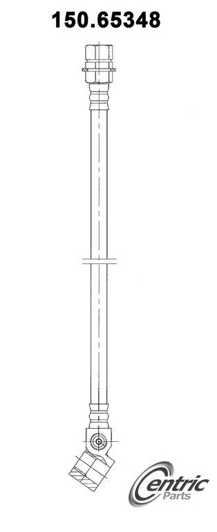 2005, 2004, 2003, 2002, 2001, 2000 Ford Excursion Brake Hydraulic Hose