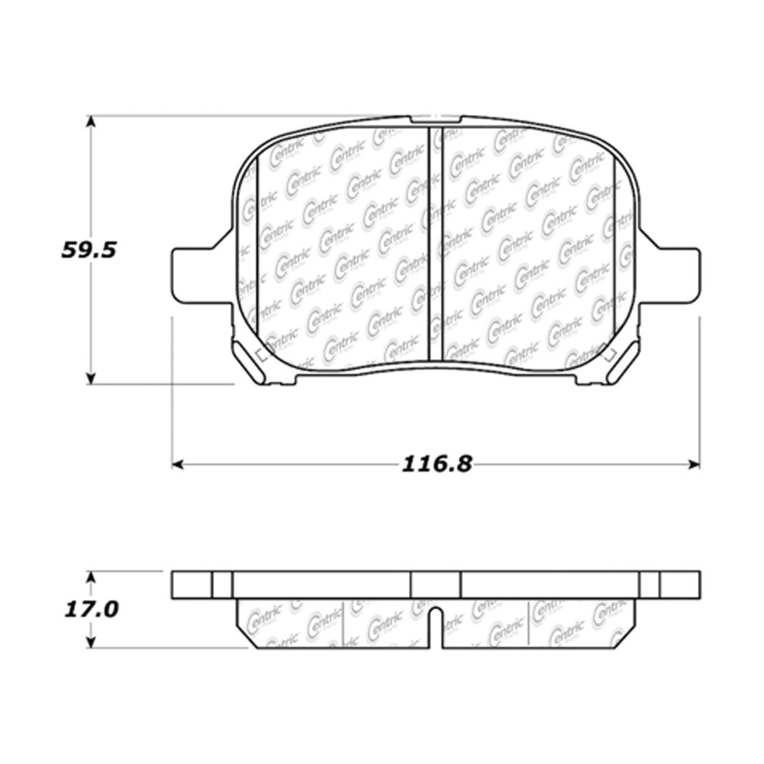 2001, 2000, 1999, 1998, 1997 Lexus ES300 Disc Brake Pad Set