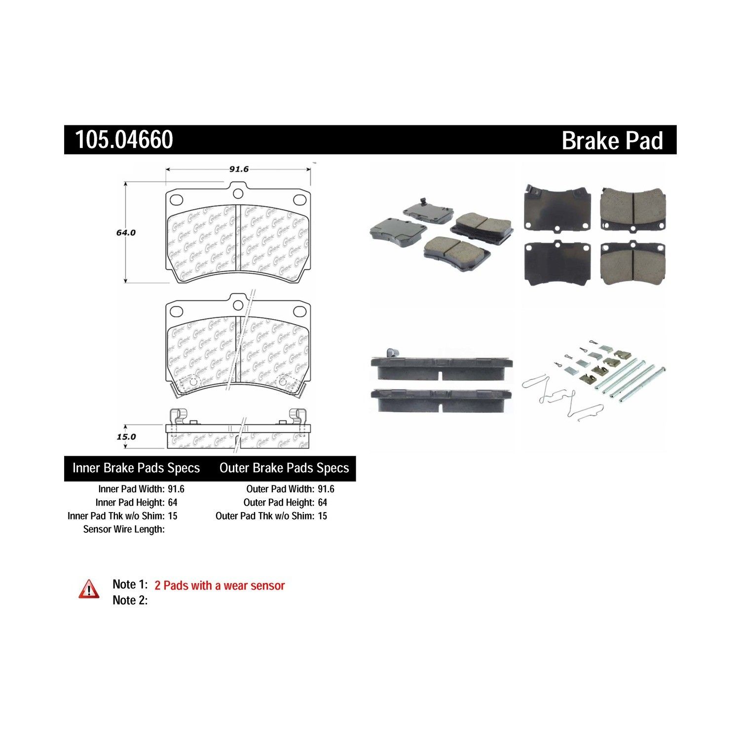 1995, 1994, 1993, 1992, 1991, 1990 Mazda 323 Disc Brake Pad Set