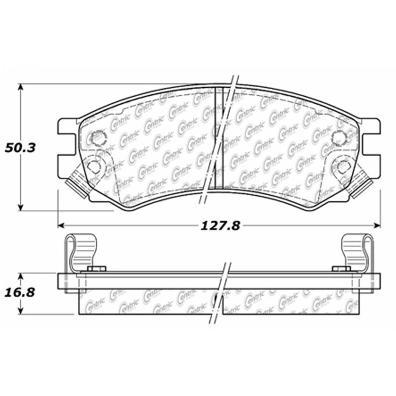 2002, 2001, 2000, 1999, 1998, 1997, 1996, 1995, 1994, 1993, 1992, 1991 Saturn SL1 Disc Brake Pad Set