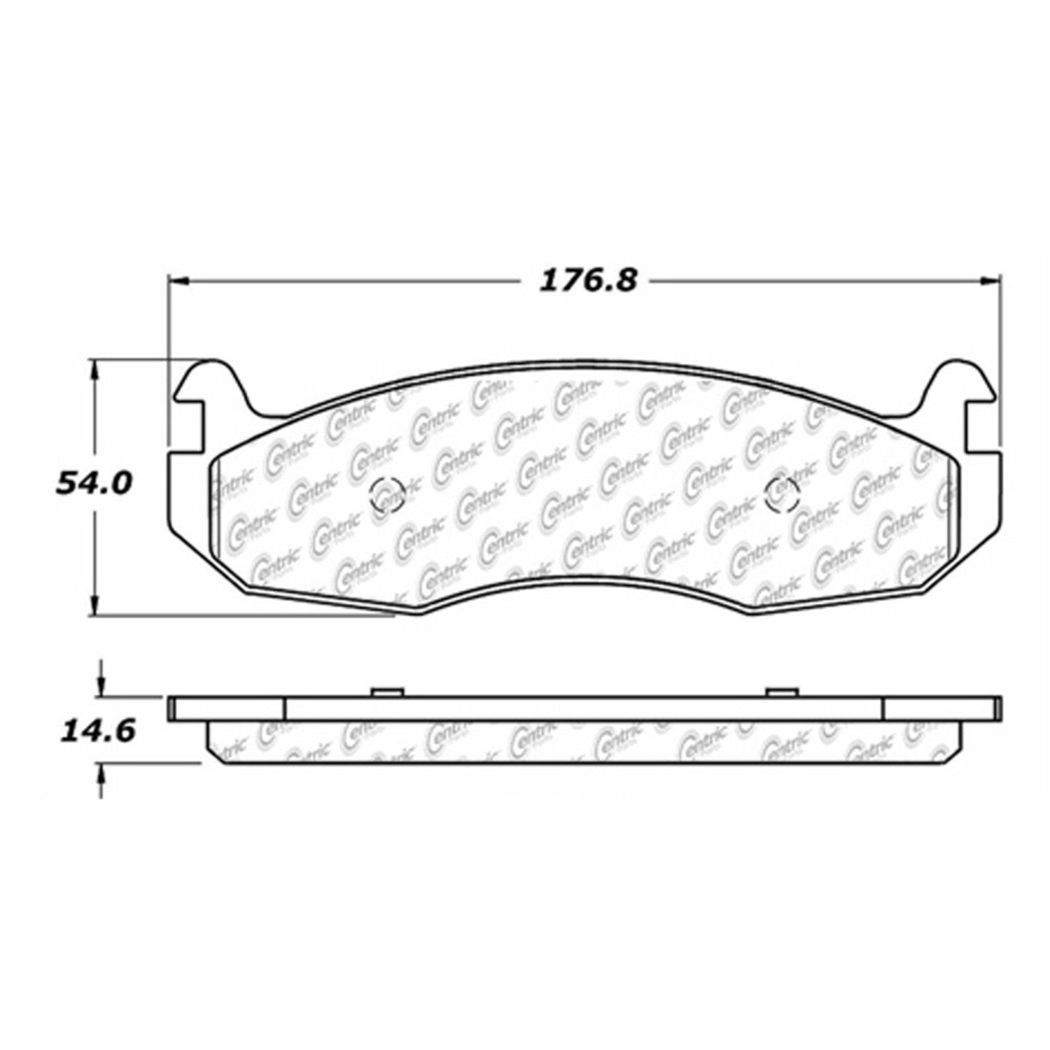 2006, 2005, 2004, 2003, 2002 Hummer H1 Hummer Disc Brake Pad Set