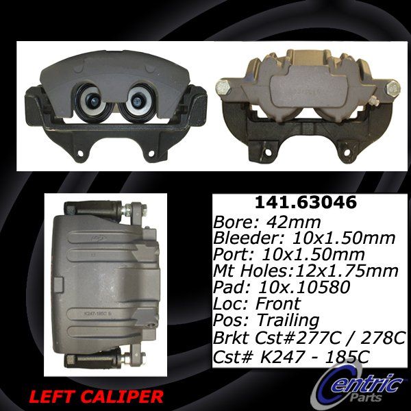2009, 2008 Dodge Caliber Disc Brake Caliper