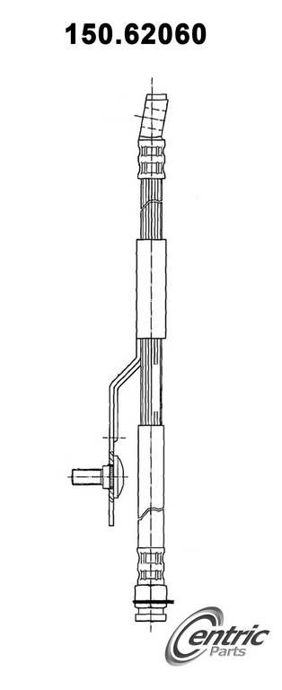 1991, 1990 Cadillac Seville Brake Hydraulic Hose