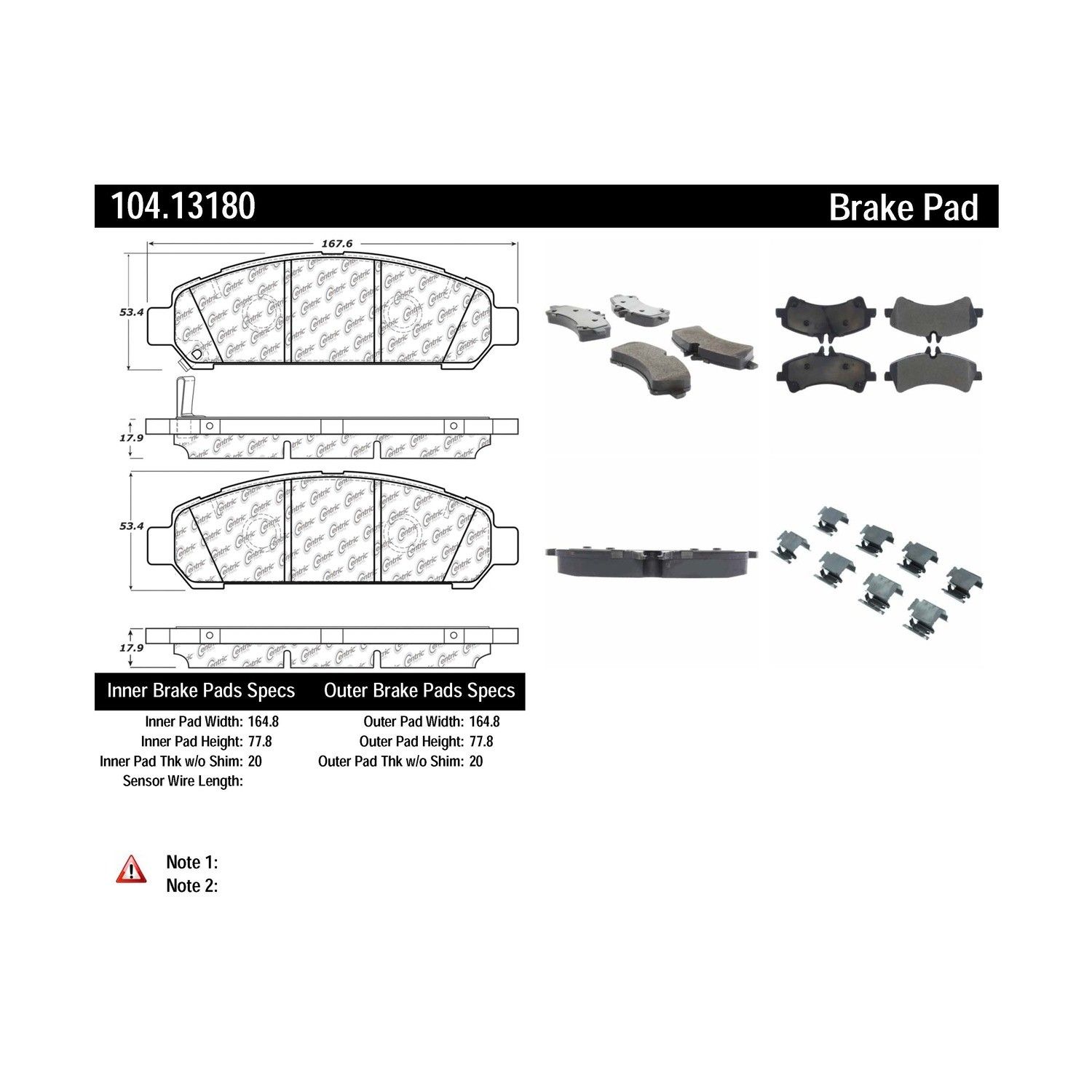 2018, 2017, 2016, 2015, 2014, 2013, 2012, 2011, 2010, 2009, 2008, 2007 Freightliner Sprinter 3500 3500 Disc Brake Pad Set