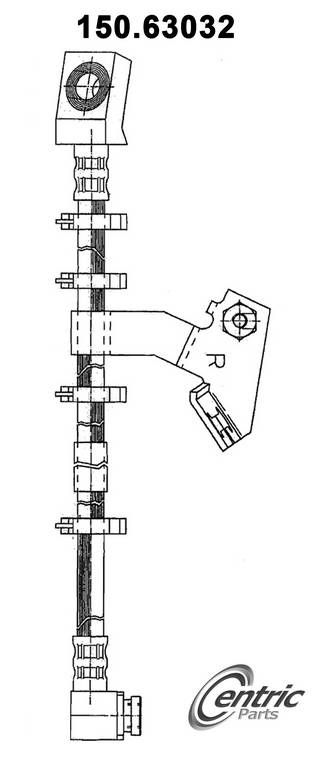 1990 Chrysler Imperial Brake Hydraulic Hose