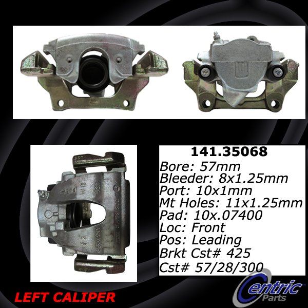 2008, 2007, 2006, 2005, 2004 Chrysler Crossfire 2004-2008 Mercedes-Benz CLK320 Disc Brake Caliper