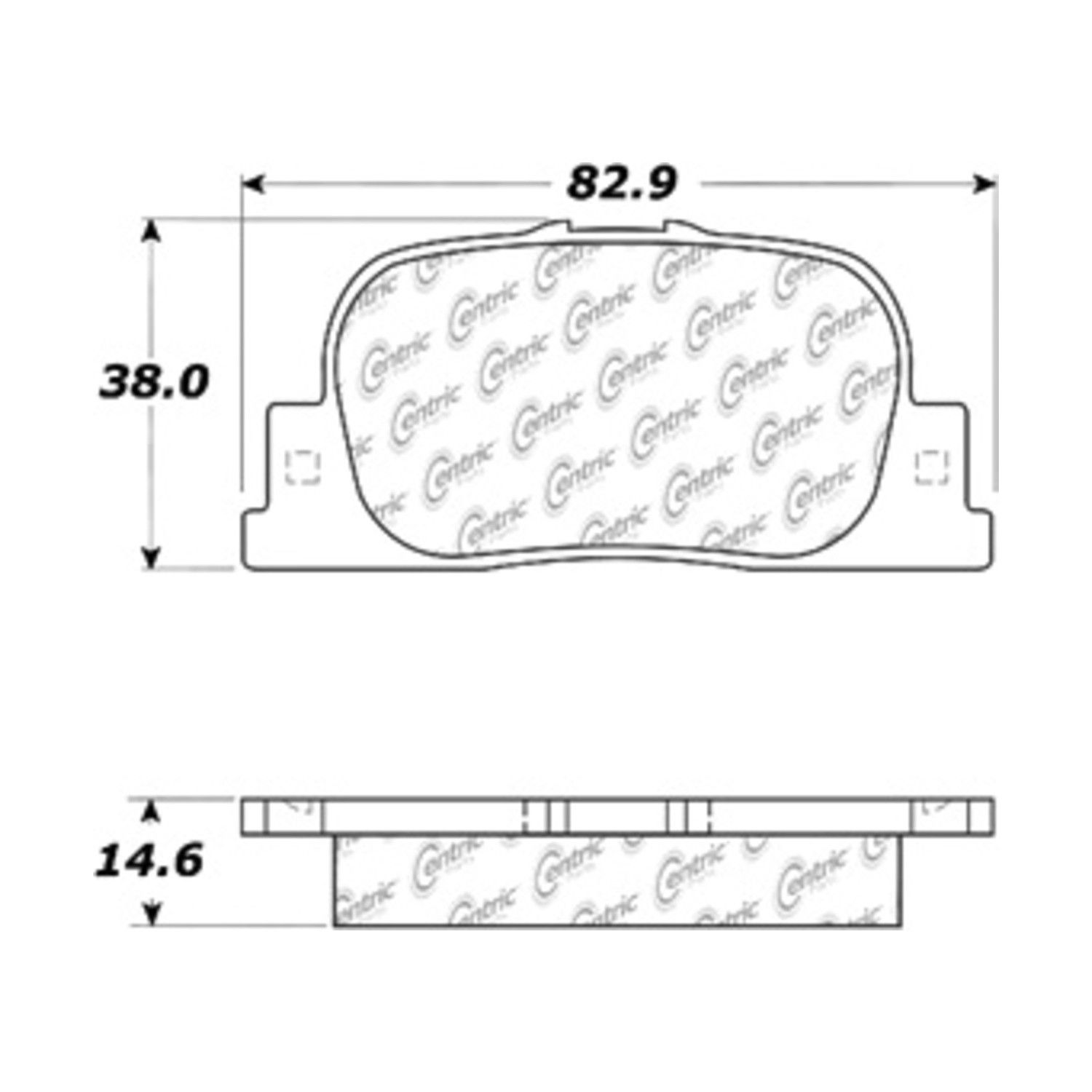 2001, 2000 Lexus ES300 Disc Brake Pad Set