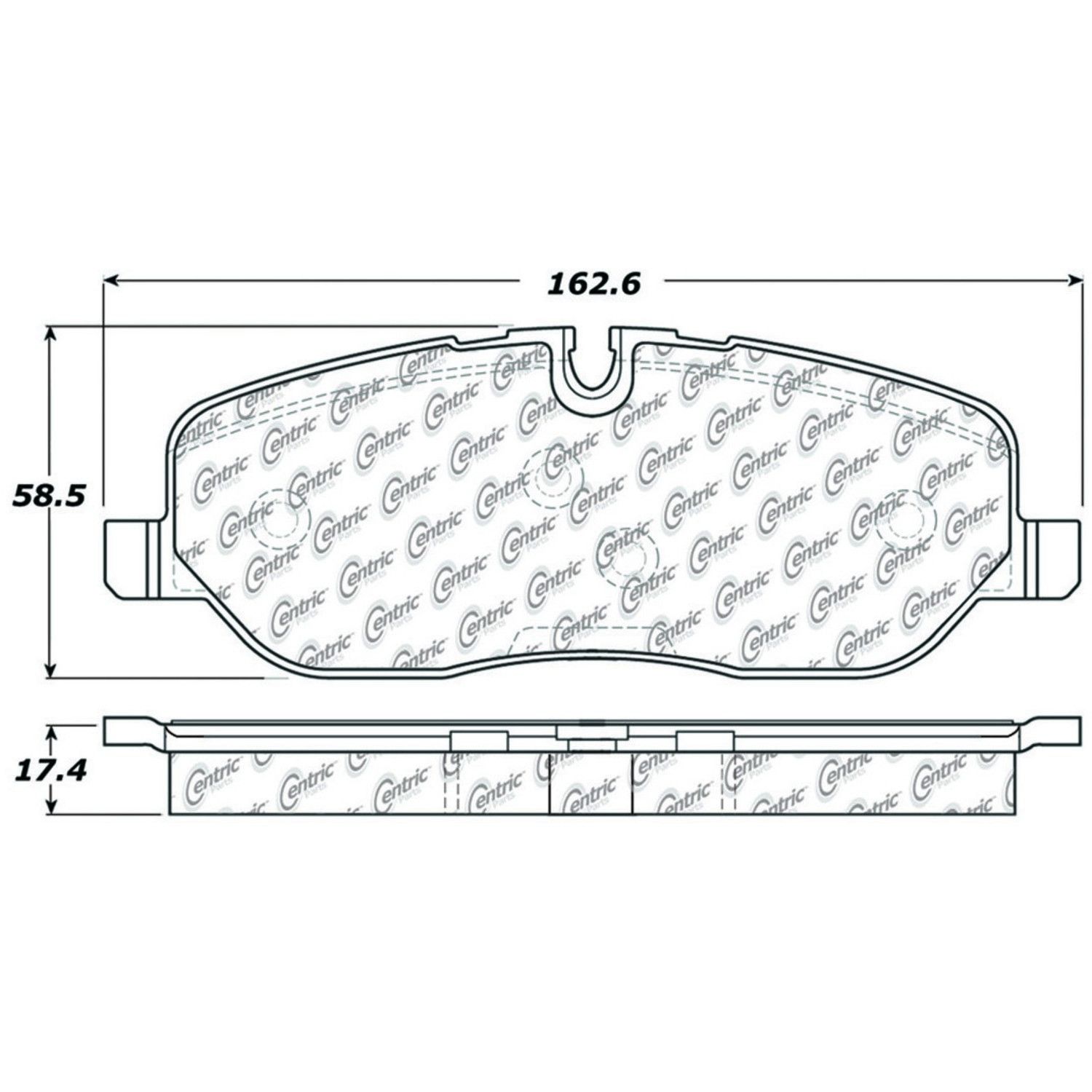 2009, 2008, 2007, 2006, 2005 Land Rover LR3 LR3 Disc Brake Pad Set
