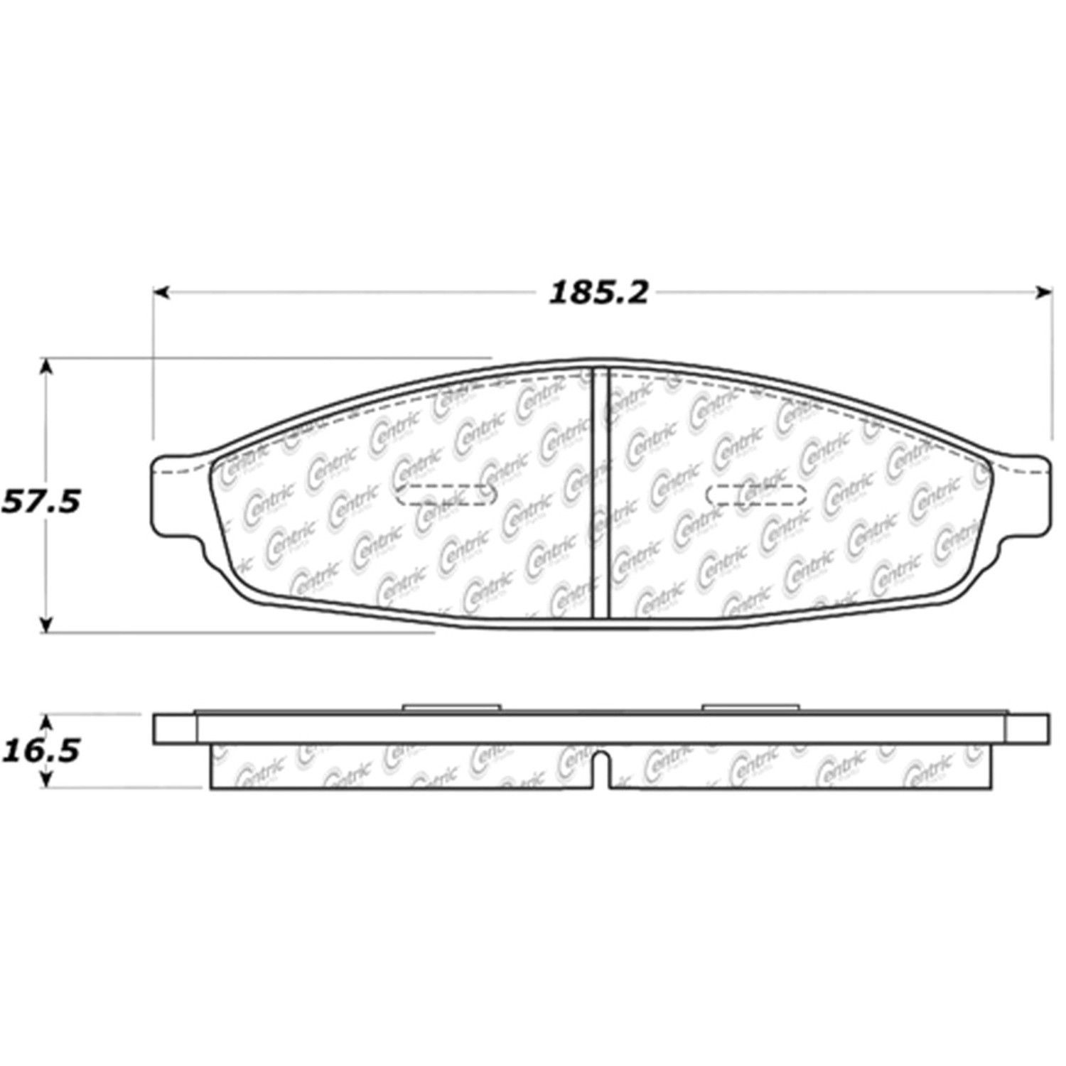 2005, 2004, 2003 Lincoln Aviator Disc Brake Pad Set