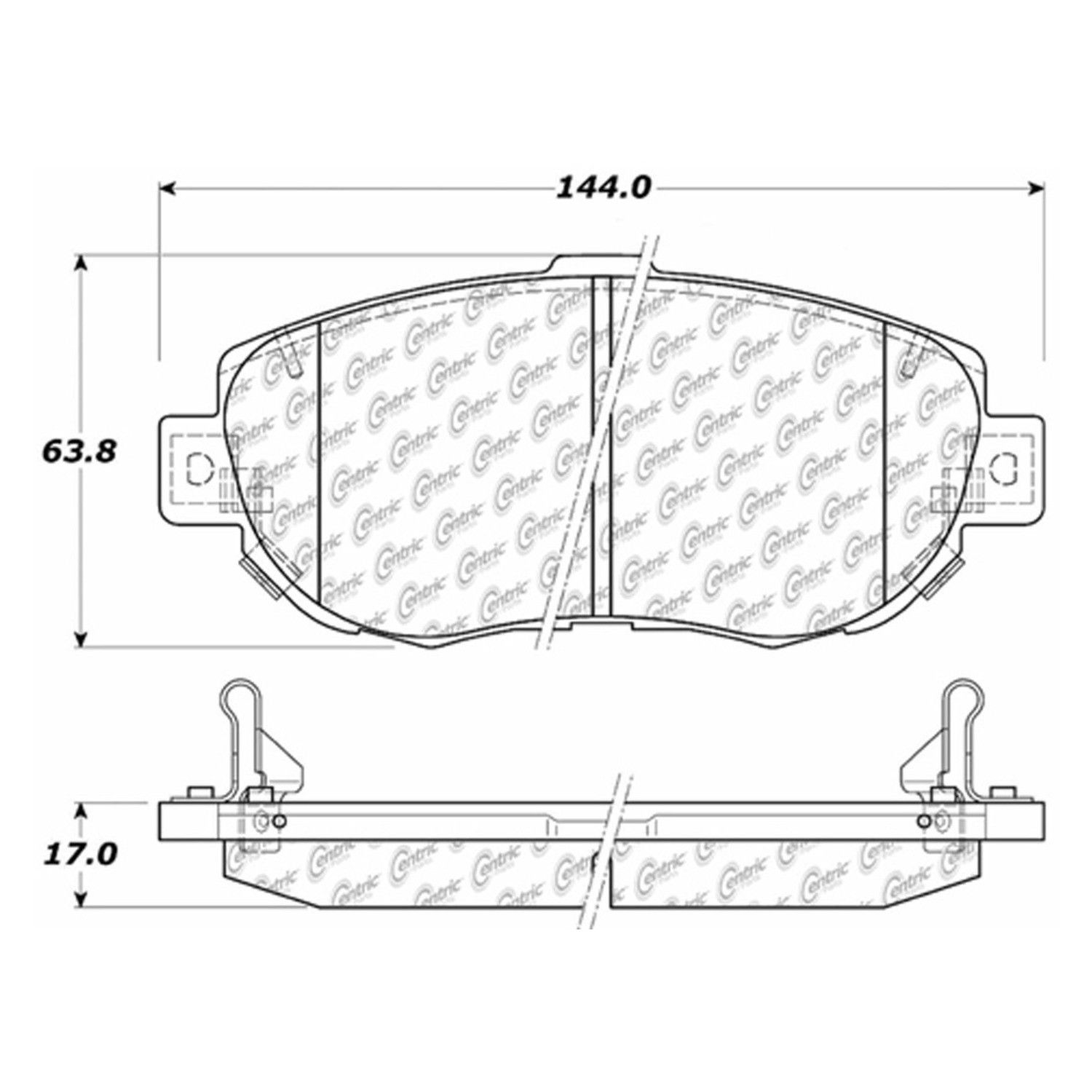 2005, 2004, 2003, 2002, 2001 Lexus IS300 Disc Brake Pad Set