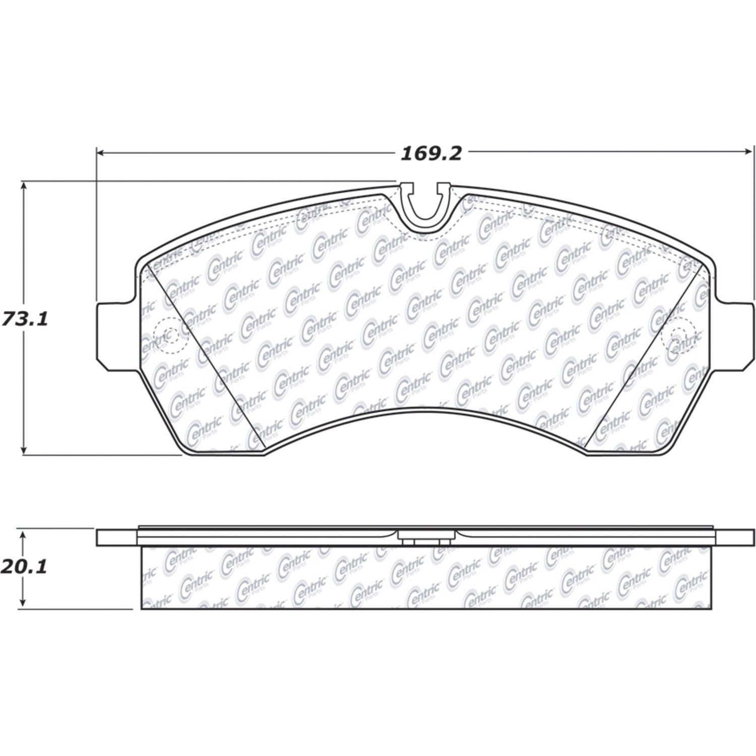 2020, 2019 Freightliner Sprinter 2500 3500 Disc Brake Pad Set