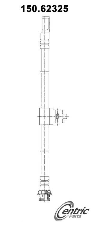 1988, 1987 Ford F-250 Brake Hydraulic Hose